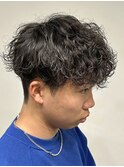波巻きスパイラルパーマツイストスパイラルパーマシャドウパーマ
