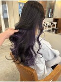 《花屋併設》インナーカラーパープル
