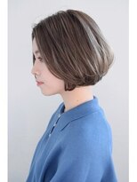 ニスル 町田店(NISURU)&nbsp;似合わせカット/大人ガーリー/ダークアッシュ/着物/町田/町田駅