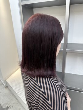 ゲーム 原宿店(GAME) ブリーチなしで出来るワインレッド×外ハネボブ