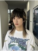 個性が光るウルフ×アクセントカラー