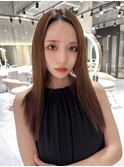 レイヤーカット小顔に見せるヘア/韓国ヘア/髪質改善/福岡/博多