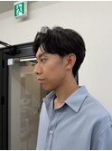 メンズ王道センターパート/フェザーパーマ/横浜