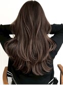 レイヤーカット、ナチュラルブラウン