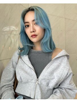 ハーパーズ 渋谷(harpers) アイスブルーレイヤーカット