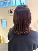 クラゲヘアー/小顔に見せるヘア/ココアベージュ/縮毛矯正
