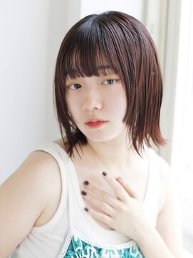 コレクティブワーク 表参道 渋谷(COLLECTIVE WORK) 【中野葵穂】外はねボブ 顔まわりレイヤー 髪質改善カラー