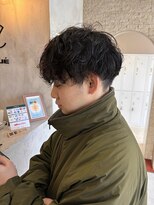 クレールバイケンジ(Claire by KENJE)&nbsp;ツーブロ／フェザーパーマ／ニュアンスパーマ／シャドウパーマ