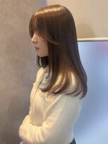 ミレバイジェニー (mirae by geny)&nbsp;後れ毛カットとベージュカラー r