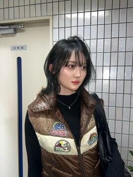 ブランニュー オーバー 難波店(Brandnew over) ハッシュボブ 難波 レイヤーカット