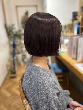 メルク ユニ(merc.uni) 小顔ボルドー×ミニボブ12.12