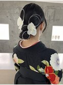 卒業式/袴着付け/袴ヘア/カチモリ/ヘアアレンジ/横浜
