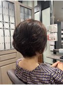 ショートボブパーマ
