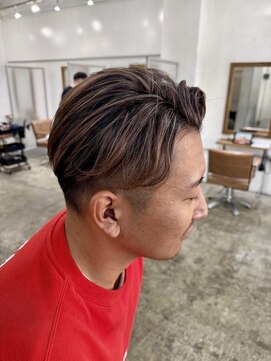 ヘアーワークスヴィクサス 諫早店(HAIR WORKS VIXUS) #メンズハイライト