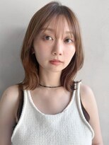 リヤン 表参道(lyann)&nbsp;ダークパープルミルクブラウンワンホンレイヤーカットa
