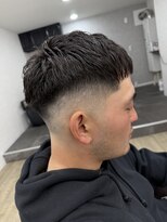 スウェル 成田店(Swell)&nbsp;クロップ×ヒートカール[成田駅/Men's/メンズカット/パーマ]