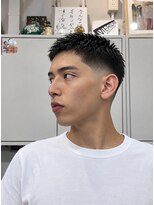 メリケンバーバーショップ フクオカ(MERICAN BARBERSHOP FUK)&nbsp;シャードパーマスパイキーショートアクティブショート
