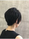 【似合わせカット】前下がりショート