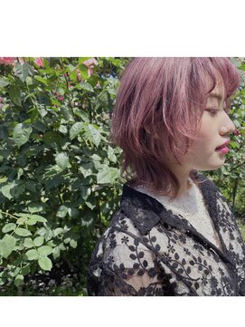 アンフルール(Un Fleur) ハイトーンウルフpink purple☆