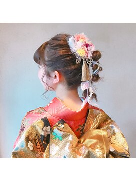 タイドヘアー(tide hair) 紐アレンジ