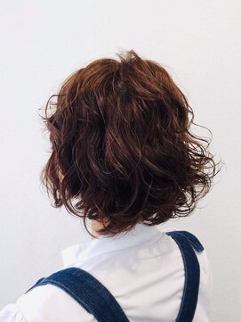 トップヘアー 本店(TOP HAIR) ネオソバージュパーマボブ/30代40代50代/倉敷