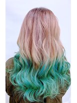 トリニティ(trinity)&nbsp;甘露寺カラー【鬼滅カラー】トリニティ☆【沖縄派手髪】