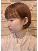 RanaCien○池田 orange mini bob.