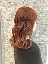 センスヘア(SENSE Hair) ワンカラーで作るオレンジブラウンカラー☆