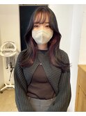 インナーカラーのくびれスタイル◎