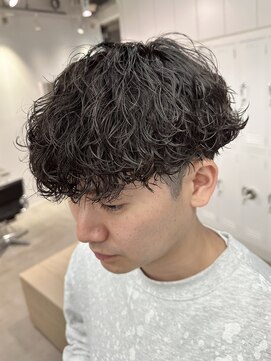 フィフス 天神大名(fifth) 波巻きパーマツイストスパイラルパーマメンズパーマメンズヘア