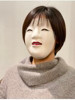 コマ(coma) 【coma中野】シンプルショートボブ_レイヤーボブ_グレージュ