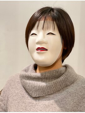 コマ(coma) 【coma中野】シンプルショートボブ_レイヤーボブ_グレージュ