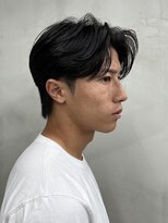 ニコ トウキョウ 渋谷(nico TOKYO)&nbsp;メンズカット/センターパート/ニュアンスパーマ/アップバング