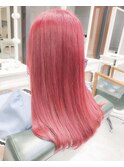 赤髪　ワインレッド　レッドブラウン　ダブルカラー