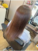 アッシュカラーにインナーメッシュ