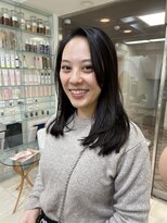オブヘアージユウガオカ(Of HAIR Jiyugaoka) ぷつっとミディアム