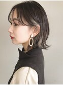 インナーカラーを入れたレイヤーボブスタイル