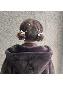 ヘアセット/ヘアアレンジ/お呼ばれヘア/福井/キッズ