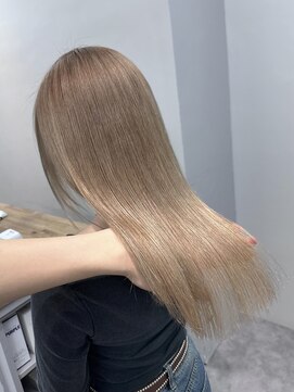 ヴェルダ 池袋店(verda) ブリーチ２回　ミルクティーカラー　haruto