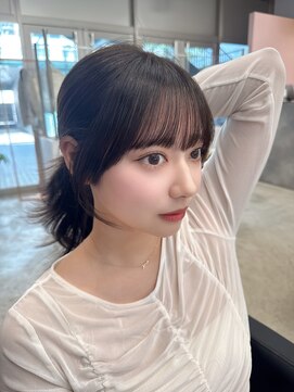 クム(kumu) 【kumu】 ミディアム/顔周りカット/おくれ毛レイヤー/栄/名古屋