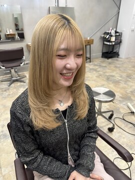 ラボアン 梅田店(lab.em.) 今流行りのバタフライレイヤー