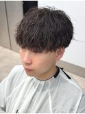【リアルお客様style】縦落ちツイストパーマ メンズマッシュ