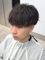 リップス 立川(LIPPS) 【リアルお客様style】縦落ちツイストパーマ メンズマッシュ