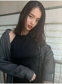 【BOTANIUM by Rr SALON】暗髪ナチュラルロブラフヘア☆