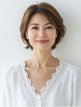 e.m.a プレミアムビューティーサロン 栄駅店(e.m.a PREMIUM BEAUTY SALON) ボブ/イメチェン/外ハネボブ/美髪/ワイドバング/髪型