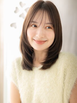 モッズヘア 上尾西口店(mod's hair) □マロンベージュ美髪前下がりレイヤーカット709上尾30代40代!