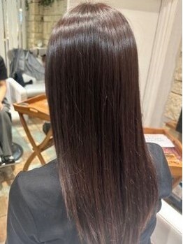[質感再整カラー\15900～][質感再整ストレート\21400～]扱いやすい理想のスタイルを叶えます☆