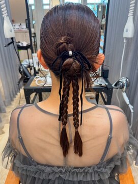 カチモリ×リボンアレンジ