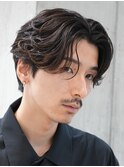 フェザーショートフェザーパーマニュアンスパーマショートヘア