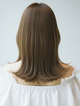 シータ 成増(THETA) 清楚系セミロング20代30代◎前髪あり透明感ベージュカラー成増